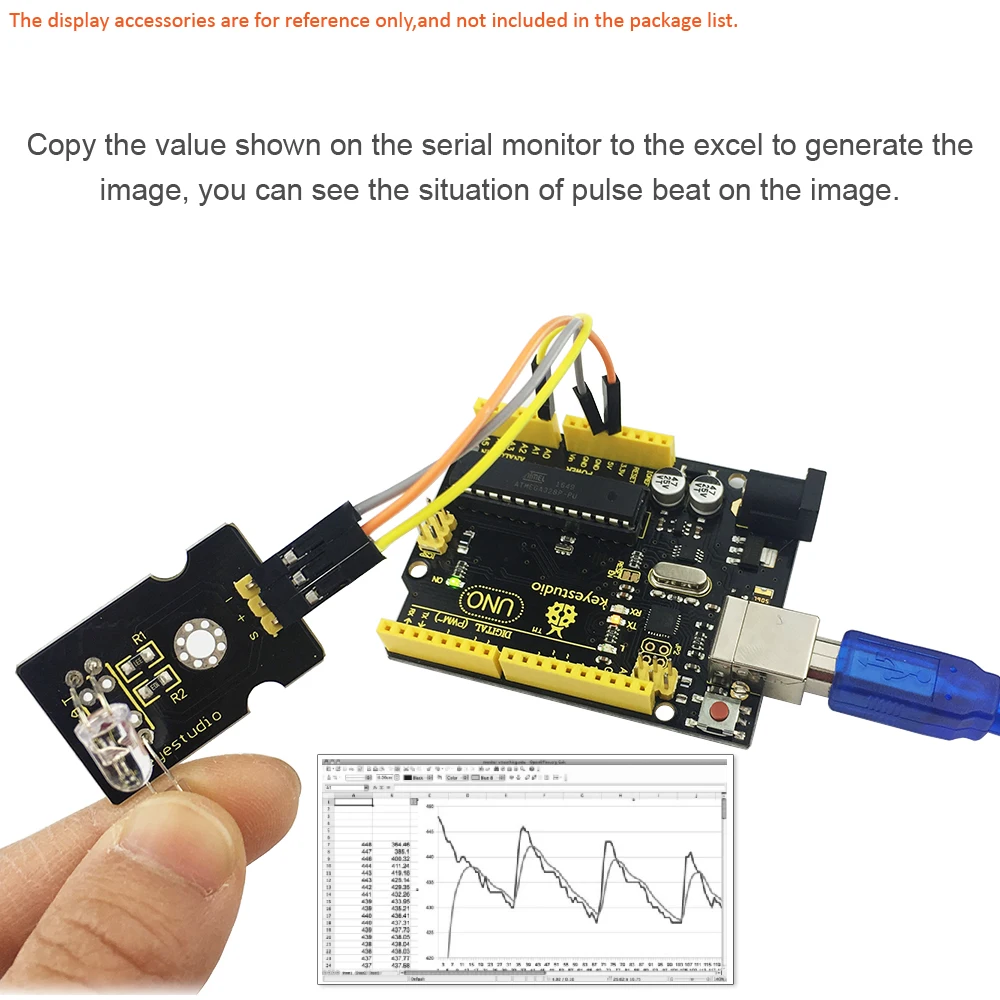  KEYESTUDIO Pulse Rate Monitor Module for