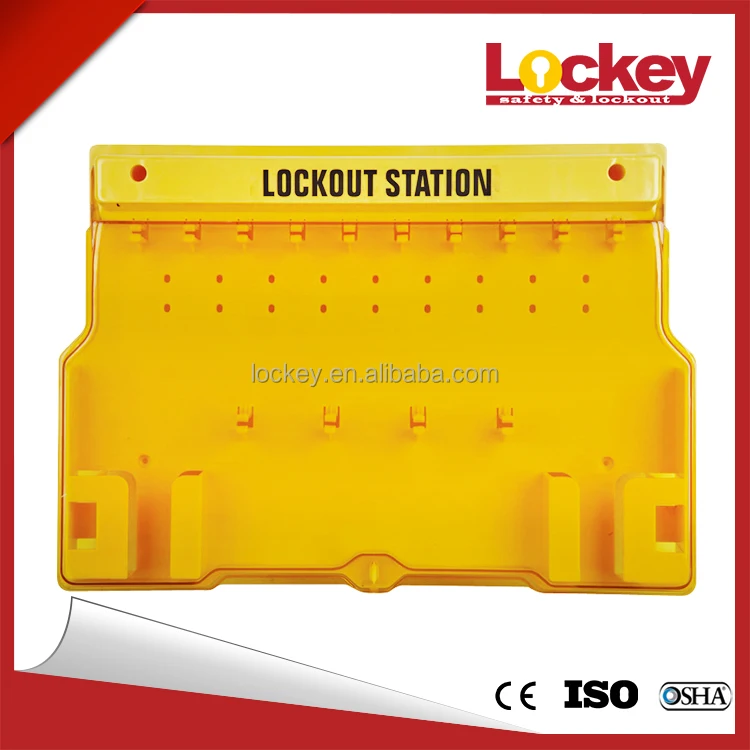 Loto Безопасности Блокировки Станция с Крышкой для 10-20 замки