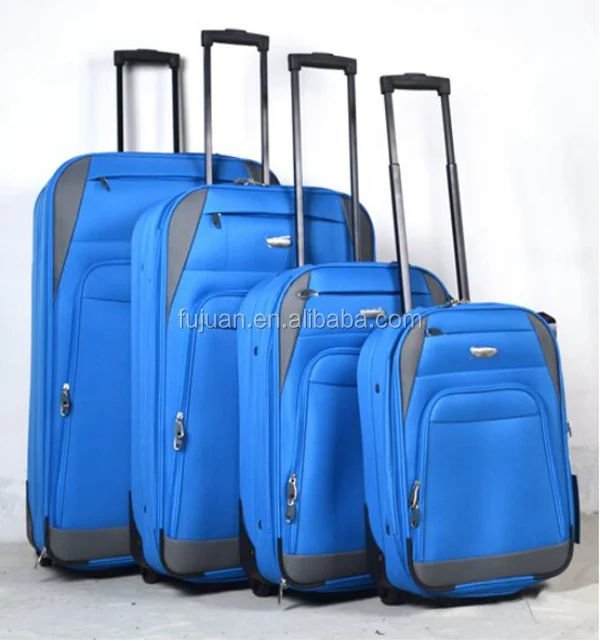 New good quality stock trolley bags luggages 4 piece luggage set