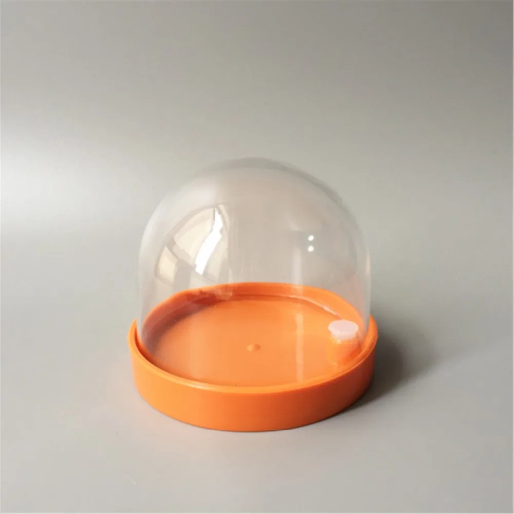 
cheap wholesale empty plastic snow dome for custom DIY 