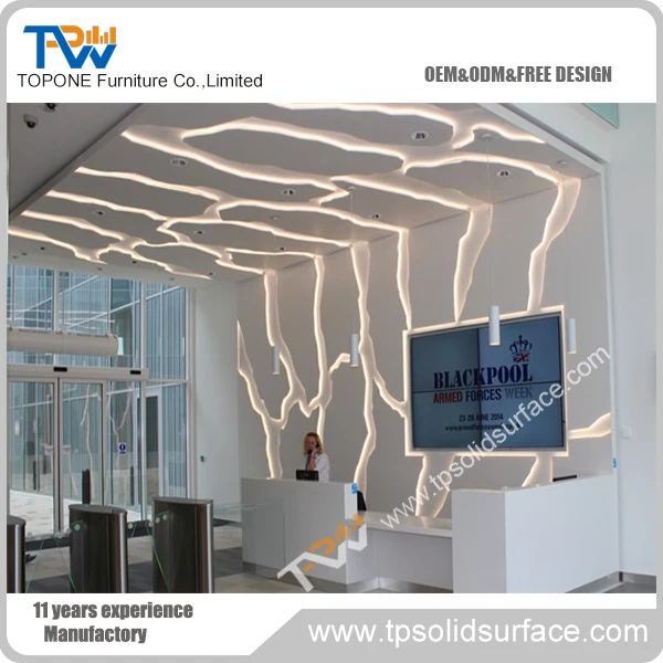 Factory Directly front desk design large executive customer service counter for hospital