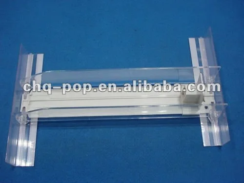 adjustable shelf divider push system/shelf pusher and dividers