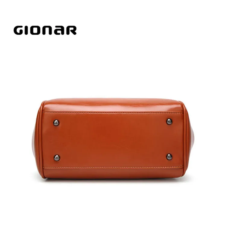 Authentic Doctor Bags Summer Designer Women Tote Branded Oil Leather Handbags Customized Logo