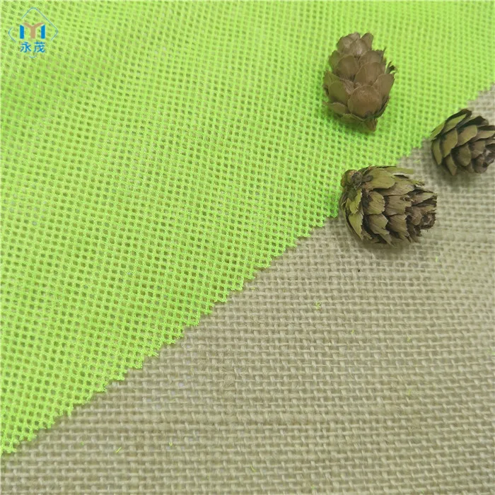 heat reflective polyester mesh neon fabric for safety vest