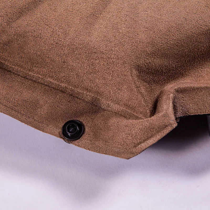 Outdoor Camping Equipment 8cm Mat Faux Suede With PVC Automatically Inflating Sleeping Pad Splicing Camping Mat 2.55KG