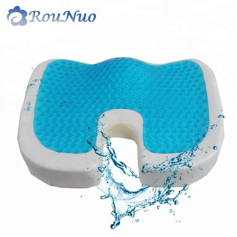  Ортопедическая гелевая Подушка для сиденья Coccyx с эффектом памяти