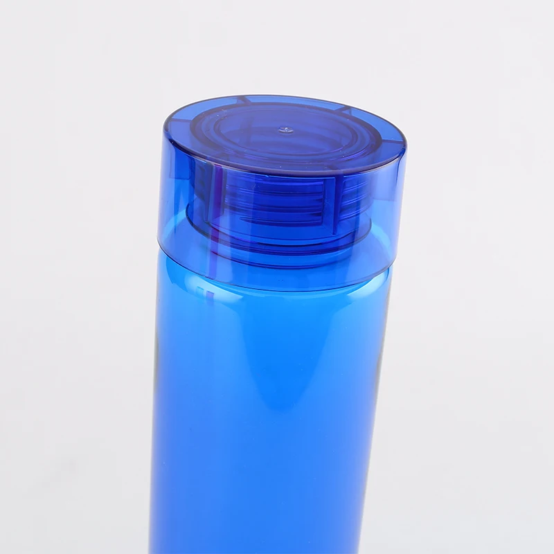 Wholesale Custom Logo Printed BPA Free  Plastic sports water bottle PET transparent bottle