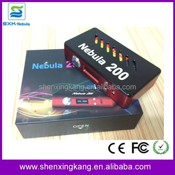 Оригинальная Прямая продажа с завода, боксмод для электронной сигареты 2016 SXK 200 W Nebula 200 Вт боксмод VS VTbox200