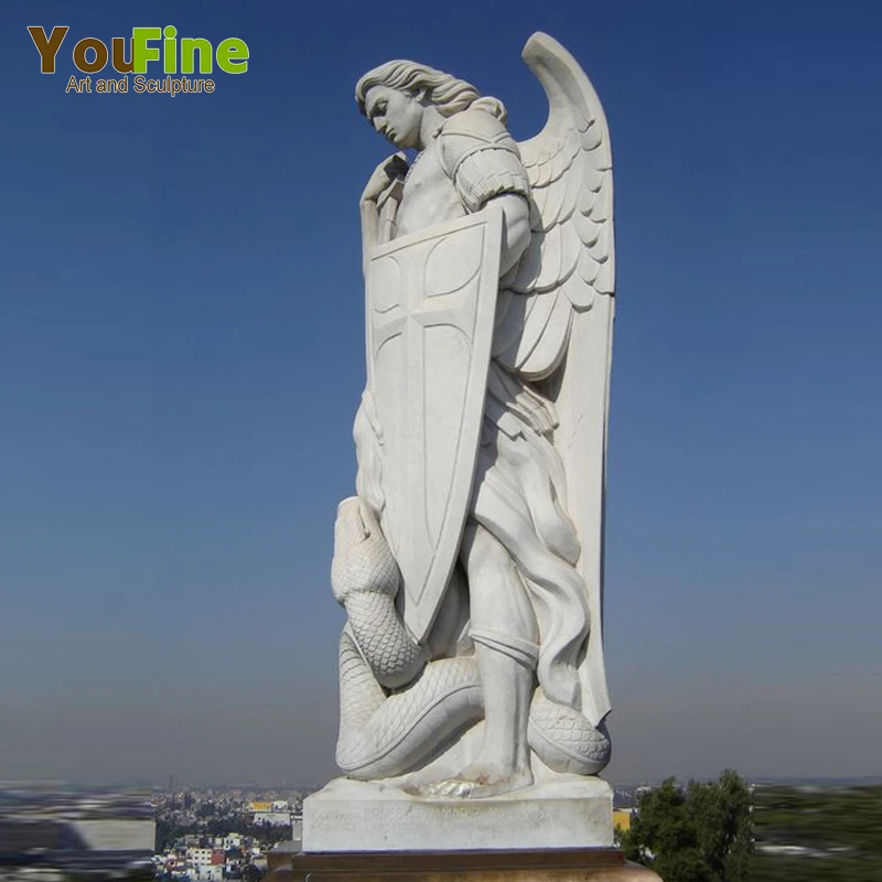 Religious Angel St archangel michael statue