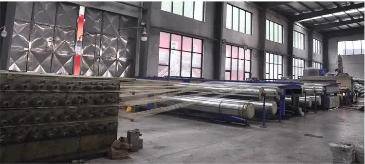 Линия по производству плетеных мешков из ПП, экструзионная и обмоточная машина