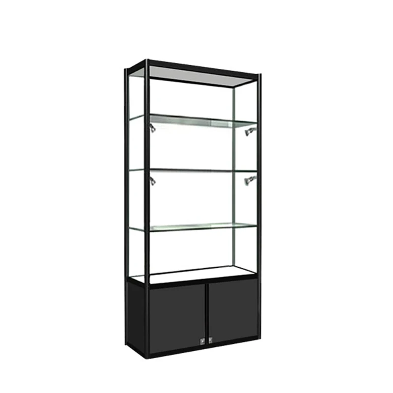 New glass model shoe store display cabinet/ jade showcase