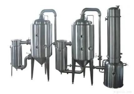 Evaporator and crystallizer for waste liquid, edible salt solution evaporation