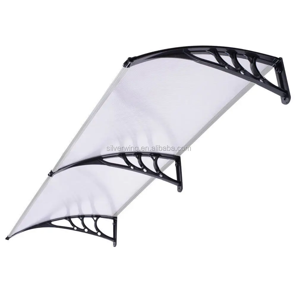 Door Canopy Awning Shelter Front Back Porch Outdoor Sun Rain Shade Cover 240CM