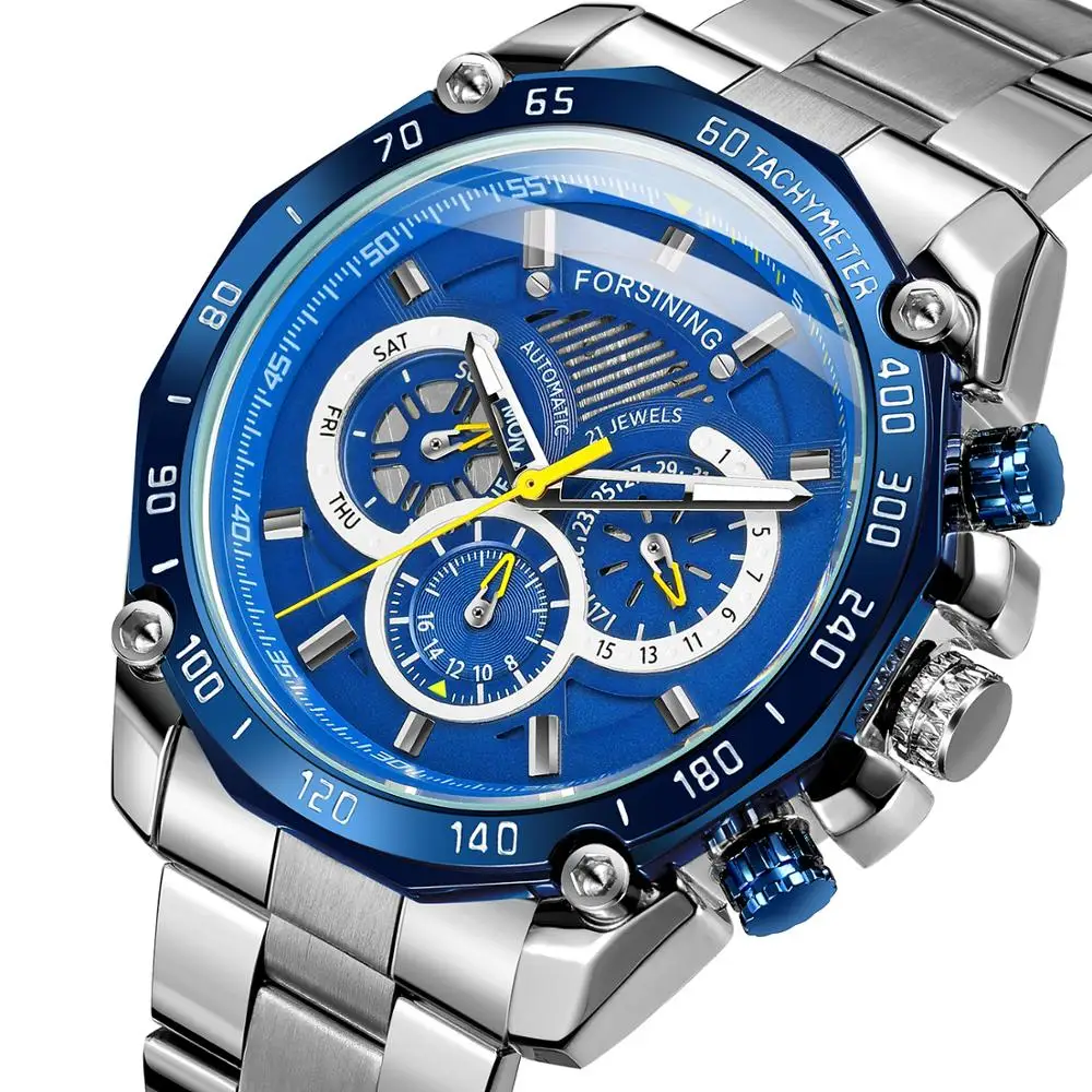 2023 Forsining new design luxury men watch 3 ATM water resistant automatic movement relogio masculino