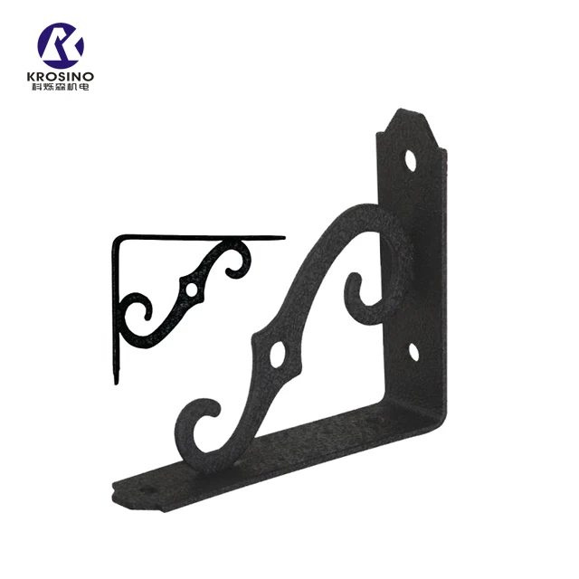 China Wholesale 90 Degree Custom Made Right Angle Shelf Bracket Decorative Shelf Metal Bracket