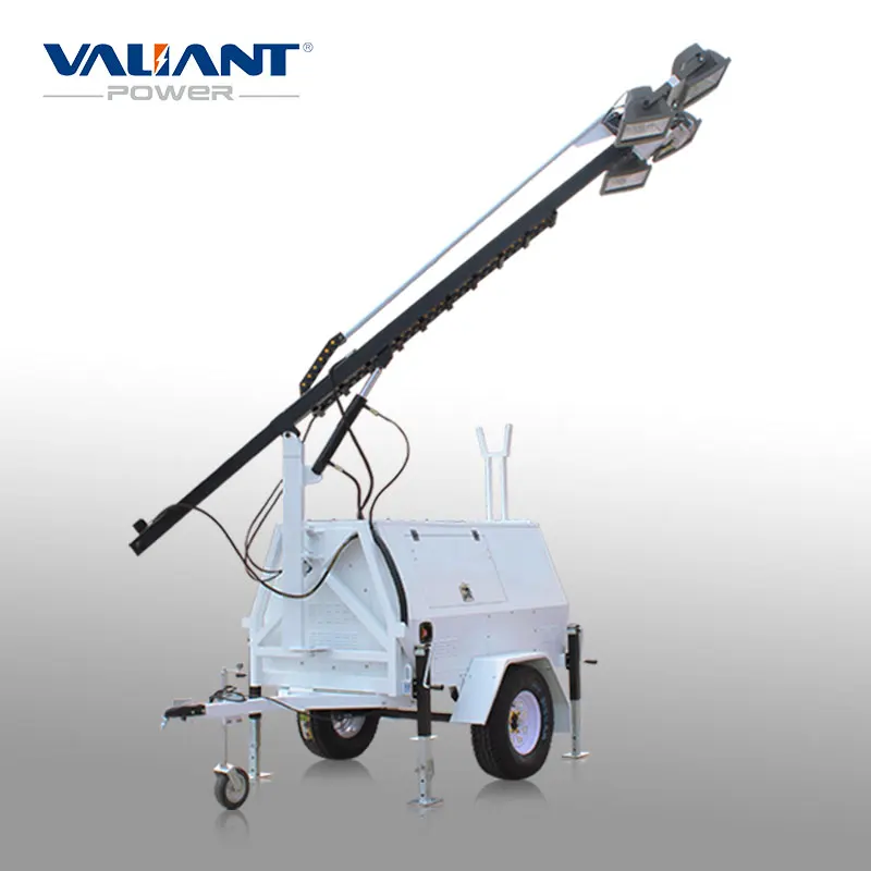 tower flood light with antenna mast factory direct sale