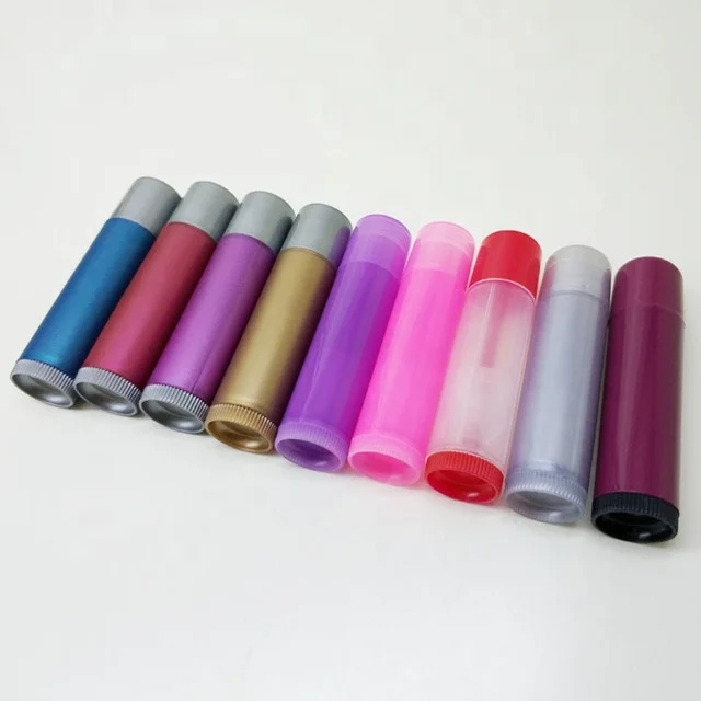 2019 New Colorful 5g Lip Balm Tubes Lipstick Containers Empty Cosmetic Containers Glue Stick Lip Gloss Tube