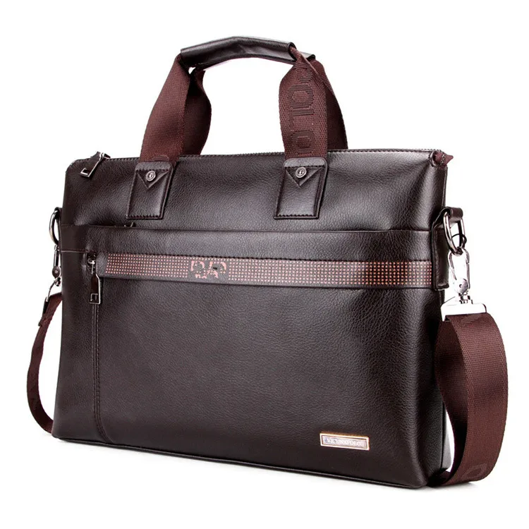  Мужская сумка-мессенджер из искусственной кожи с отделением для ноутбука