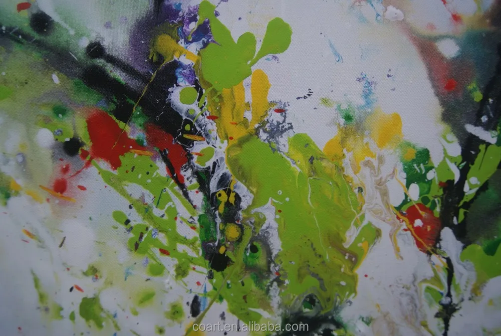 Modern Abstract Bird Fabric Painting Designs