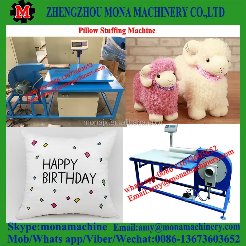 Маленькая машина для наполнения волоконных губчатых волокон, машина для выдувания подушек, нижняя подушка для наполнения подушек со шкалой