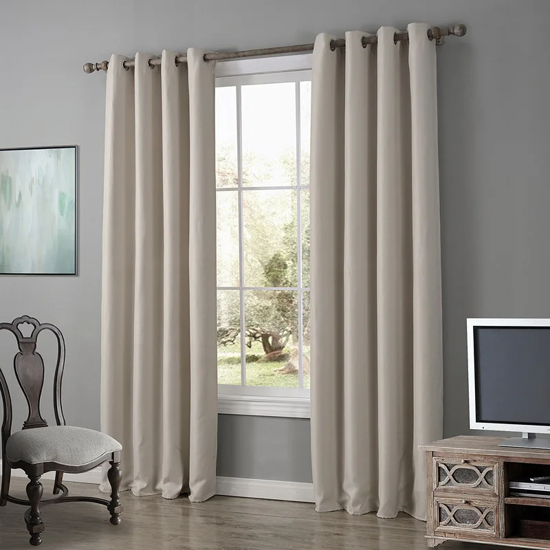 Modern Living Room Gentle Office Door Blind Window Curtains