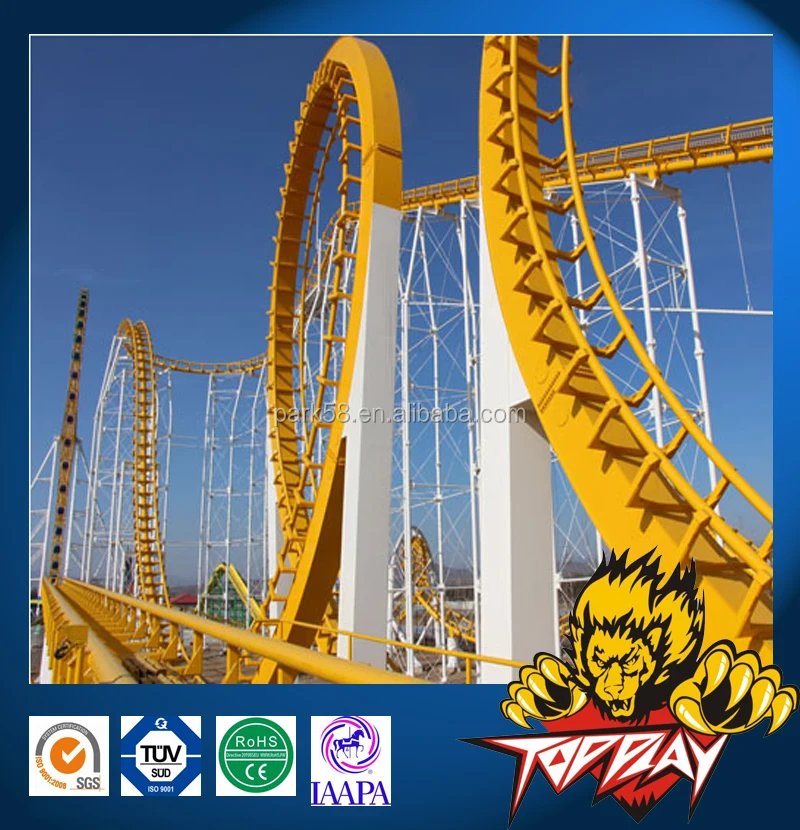 King of amusement thrilling cheap roller coaster for sale