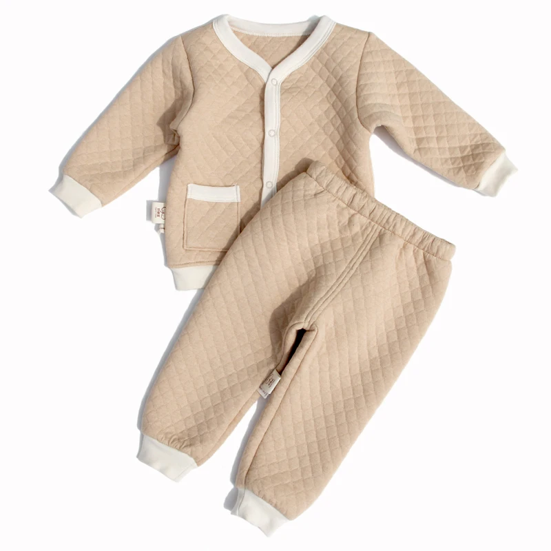 100% muslin cotton long underwear -long Johns sets