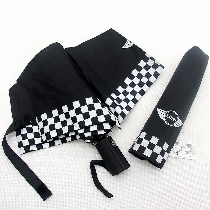 Auto 3 fold umbrella logo folding umbrella custom logo popular umbrella auto