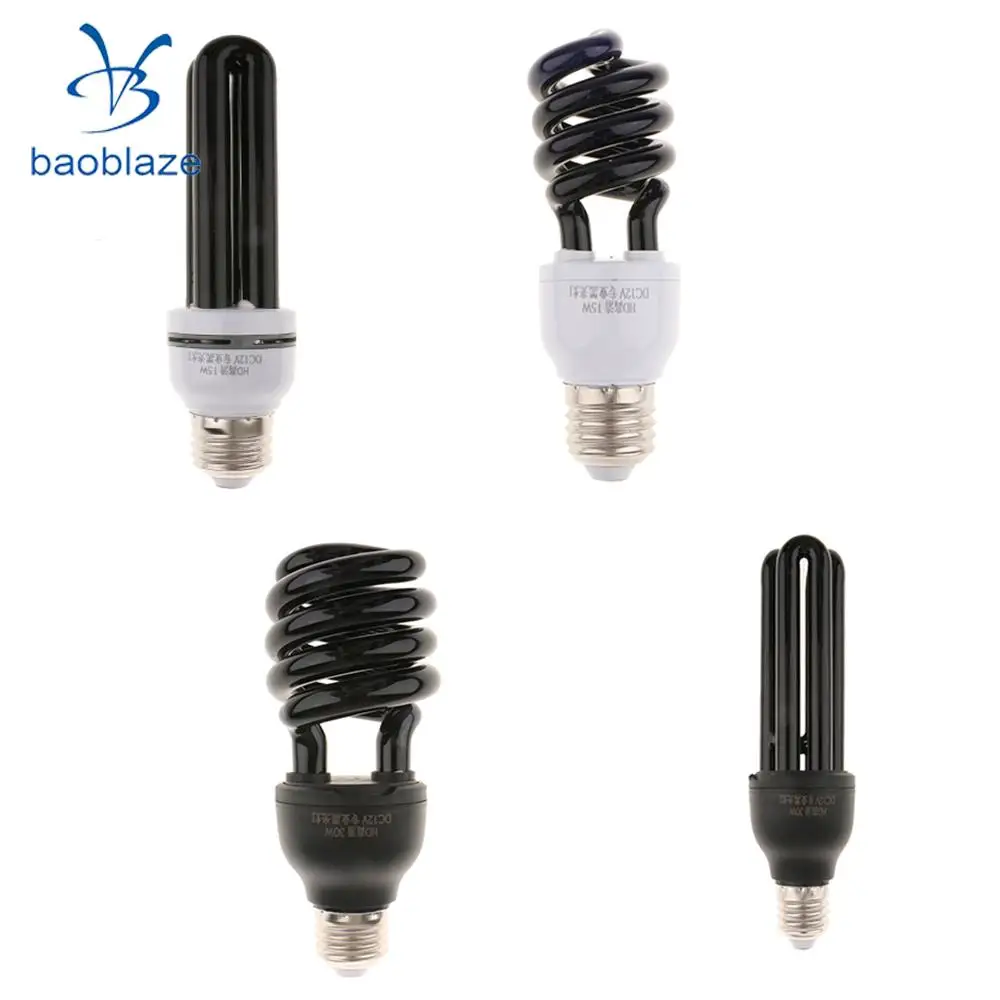 Baoblaze 12v Uv Luz Negra Brillante Fluorescente Bombilla Cfl Lámpara De Efecto De Fiesta E27 Bombilla De Luz Cfl Light Bulbslámpara E27 Aliexpress