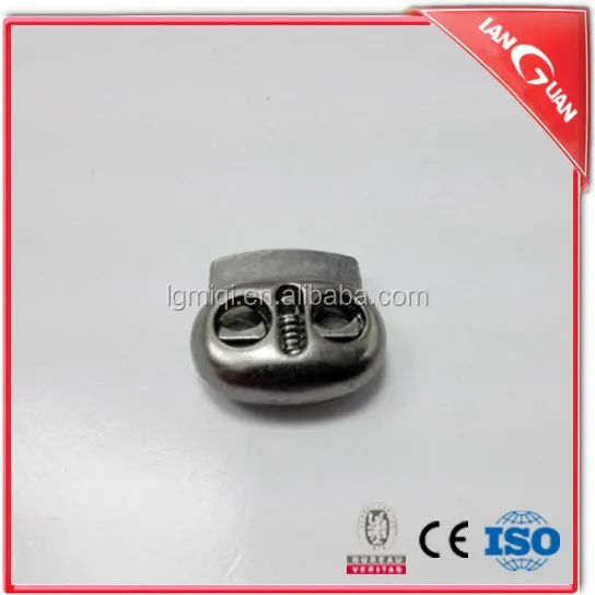 POM Two holes Plastic Spring Stop Toggle Cord Locks End