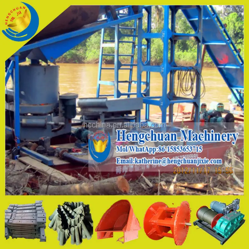 
Chinese Factory Price High Capacity Sand Gold Chain Bucket Dredger for Sale 