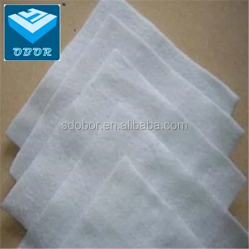pet white geo fabric non woven geotextile 150g landscape fabric