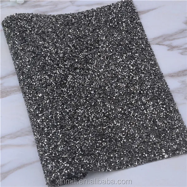  Новинка! 24x40 см серебряного цвета с кристальной платформой AB Стразы на липкой основе rhinestone Отделка утюг горный хрусталь сетки наклейку или самоклеющиеся лист СТРАЗА для искусства