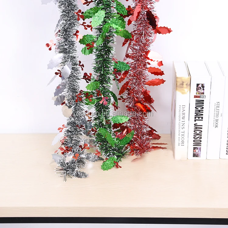 Хуанди Пользовательские Моды рождественские украшения мишуру, гирлянды украшение для дома