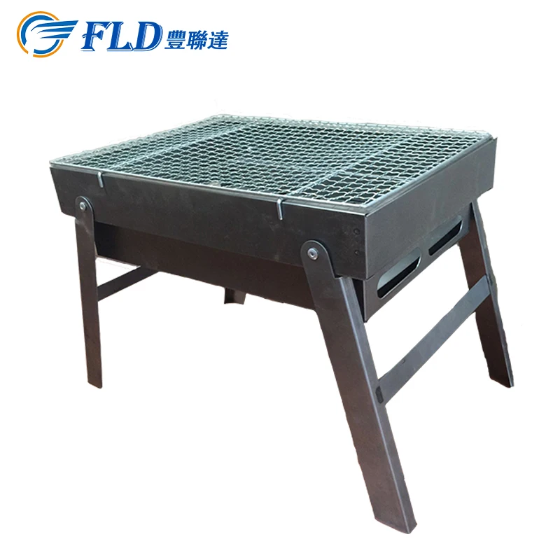 Outdoor BBQ charcoal smoker smoking BBQ grill roast stove oven