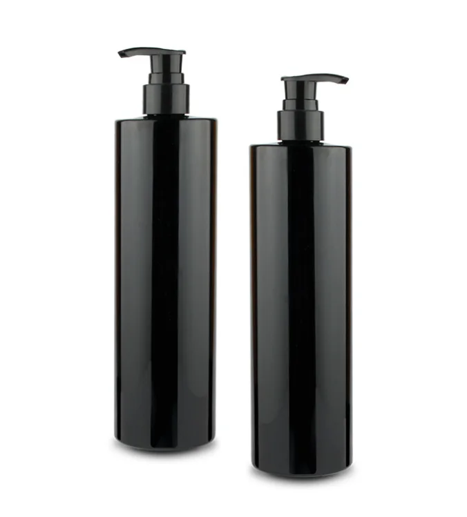 1000ml 32 OZ  pet black gold lotion pump bottle shower shampoo plastic bottles
