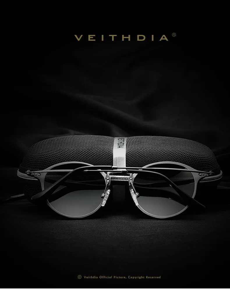 VEITHDIA Brand Fashion Unisex Sun Glasses Polarized Coating Mirror ...