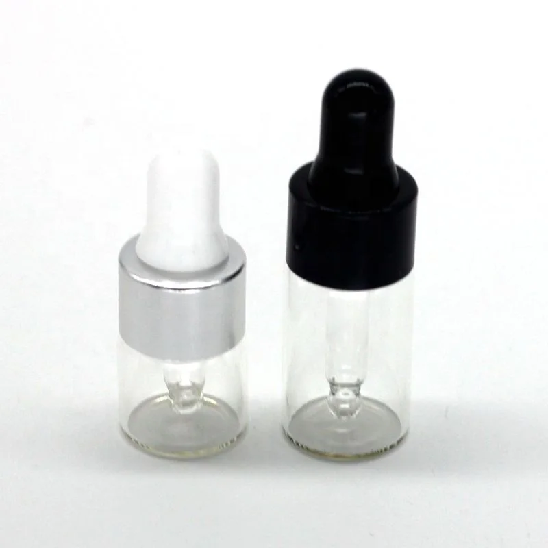 
1ml 2ml 3ml 5ml 10ml mini clear amber glass dropper bottle essential oil perfume small sample glass vial 
