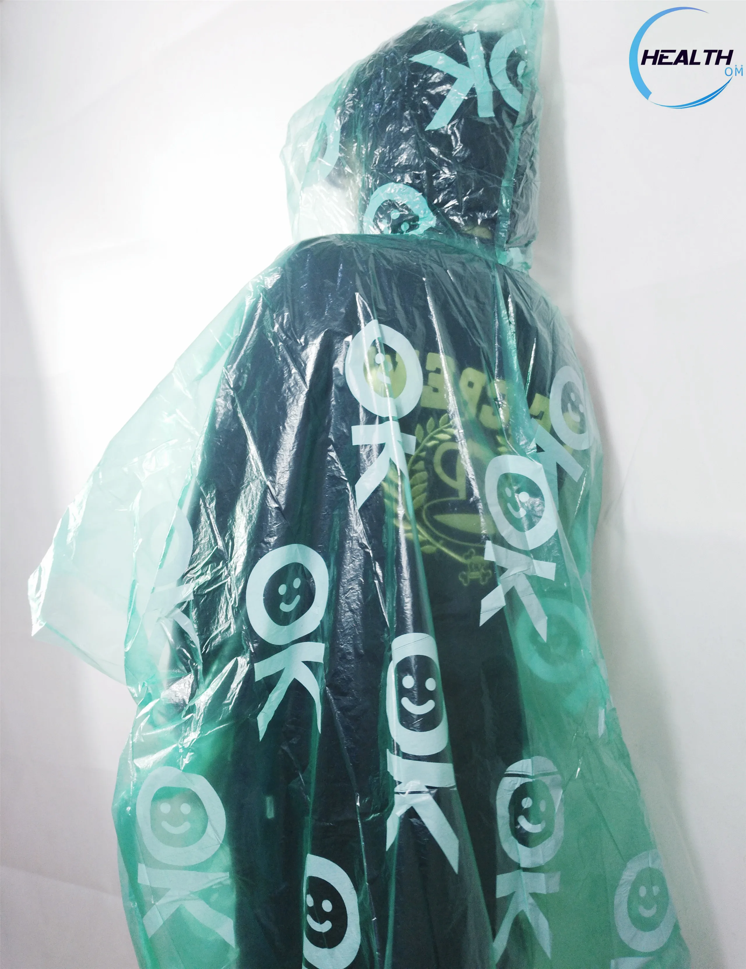 disposable one time rain poncho raincoat for bike