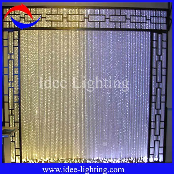 LED water curtain optic fiber light