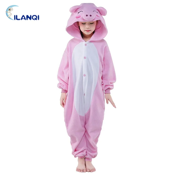 
Cute Pink Pig Pajamas Animal Kids Christmas Onesie With Good Price 