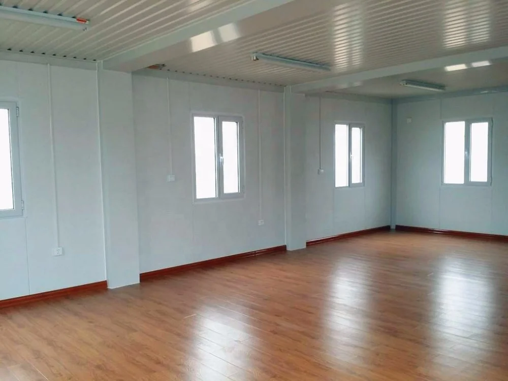 Comfortable and practical modern prefab duplex house