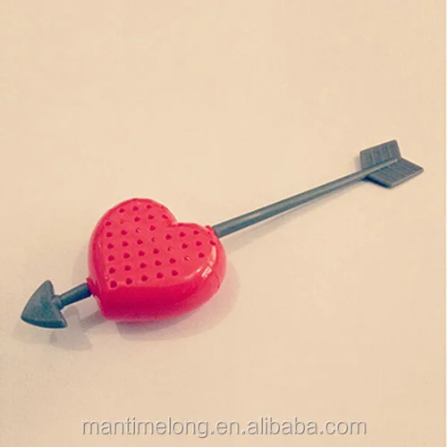 Cute New Love Heart Arrow Herb Sweet Valentine tea infuser tea strainer tea filter