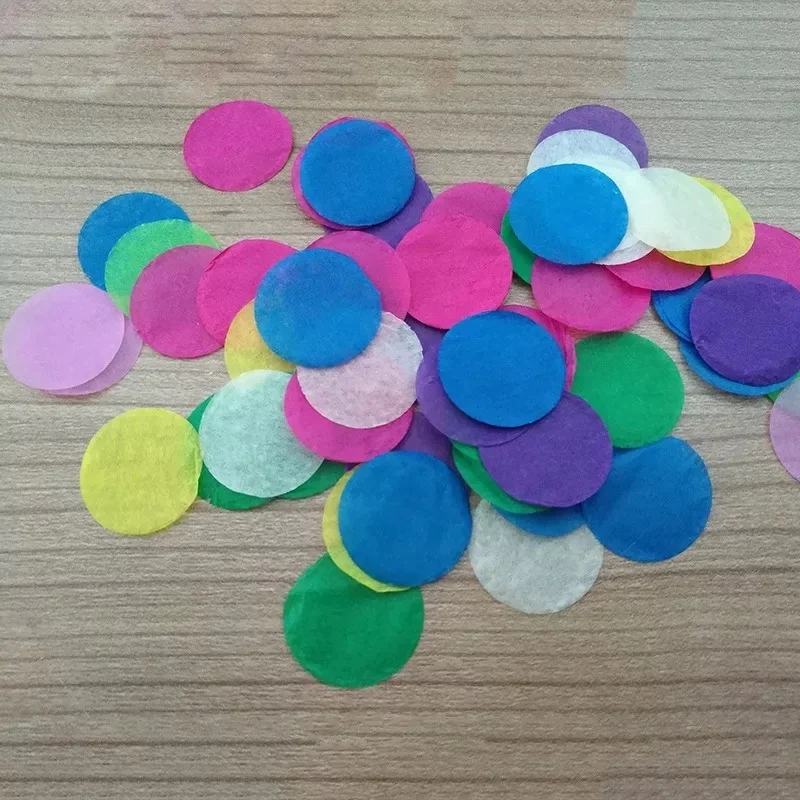 
Custom round star and heart shape paper confetti for wedding 