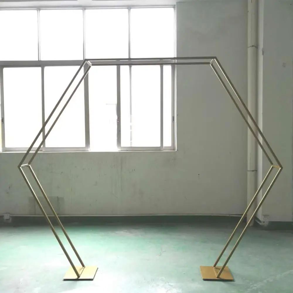 1 шт. романтический свадебный новый дизайн Шестигранная Арка свадебные фоны для свадебного украшения сценическое украшение