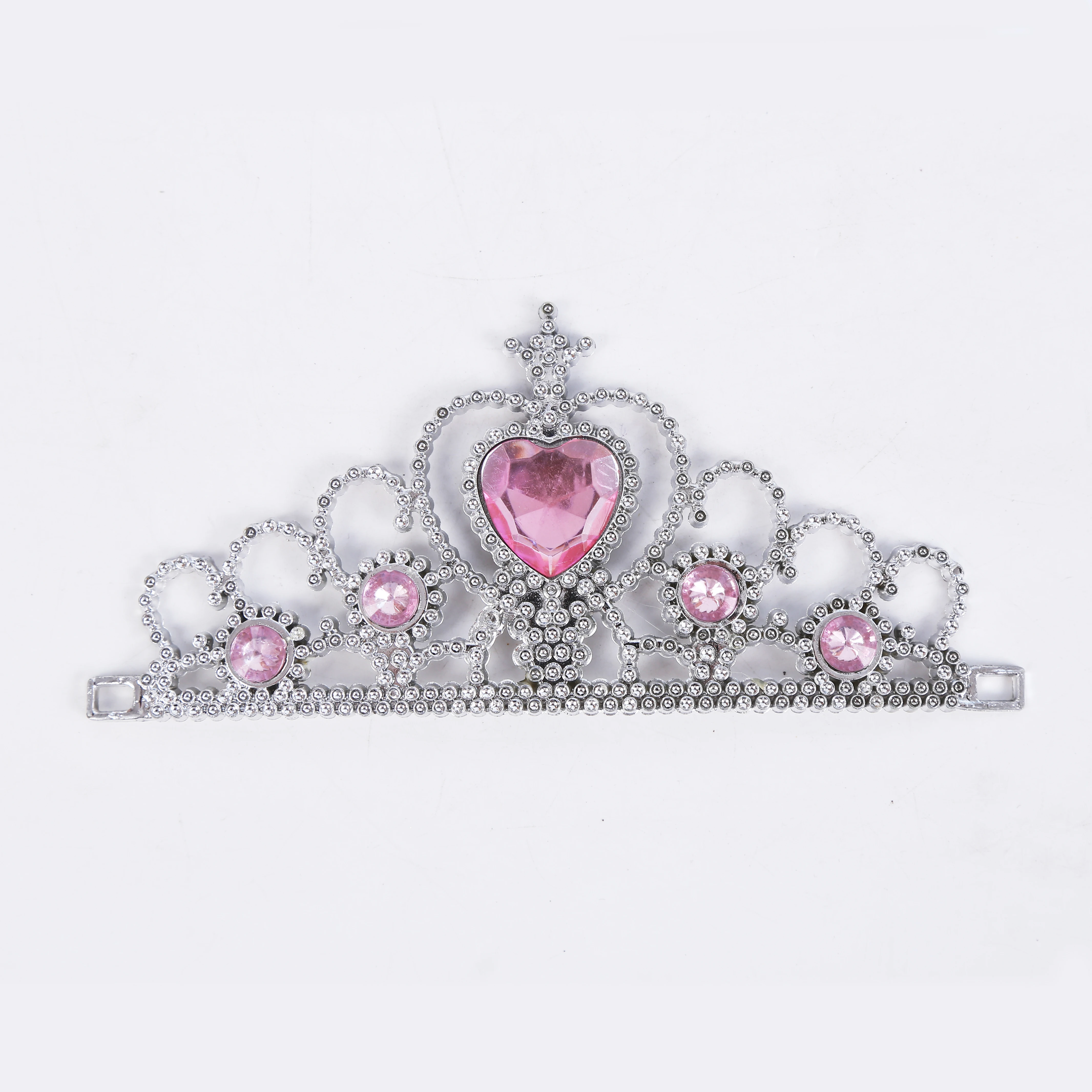 Christmas Gift Colorful Girls Heart-Shaped  Rhinestone  Princess Crown