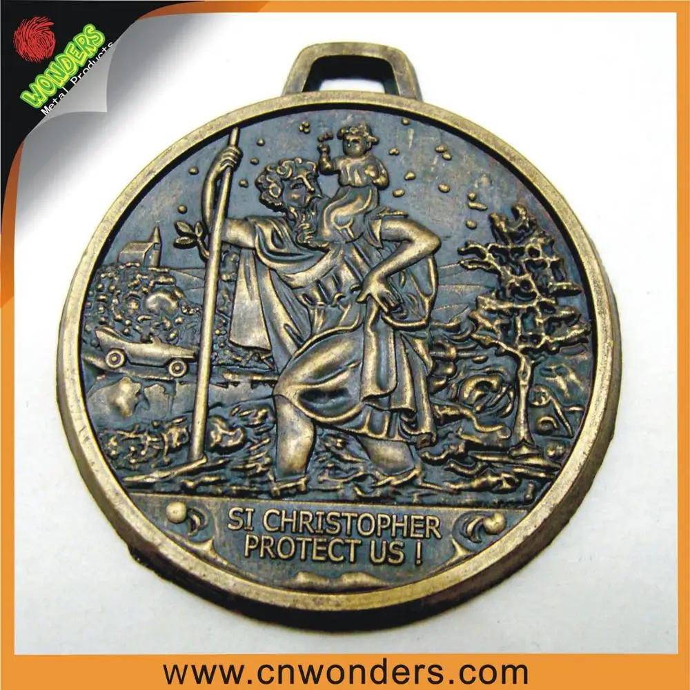 st christopher catholic saint christopher medal