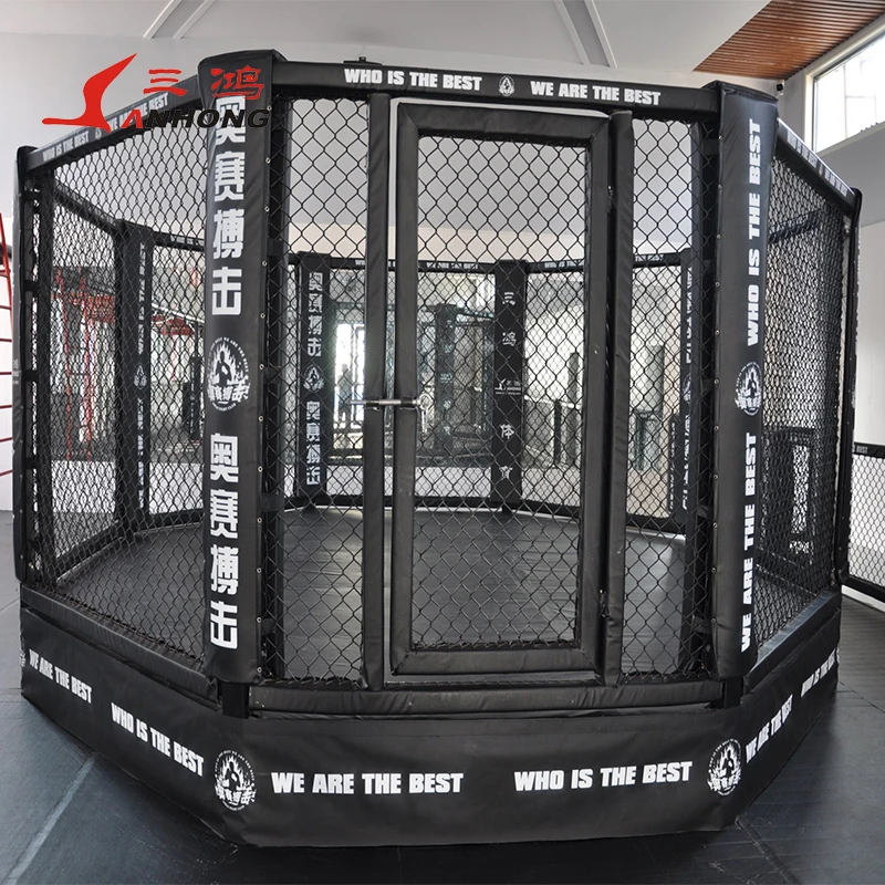 
Professional Square mma cage octagon floor mma octagon used boxing ring 