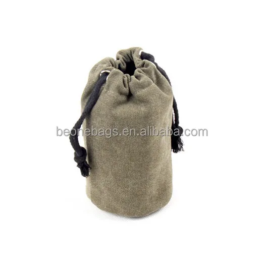 Customized Logo Acceptable Lens Pouch,camera Lens Case,mini Camera Bags Canvas Lens Pouch Bag Soft Bag BO -20229 Lens Pouch