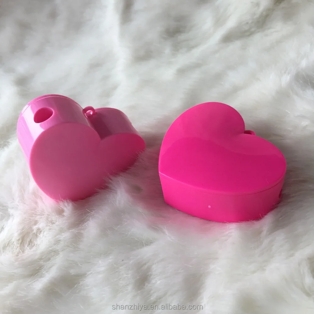 Heart shaped eyeliner pencil sharpener cosmetic use sharpener
